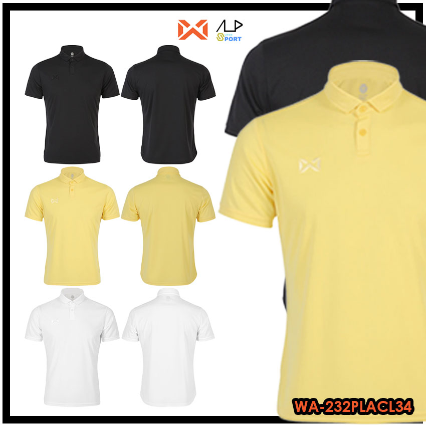 ลดโหดสูงสุด 1,000 บาท เสื้อโปโลวาริกซ์ WARRIX รุ่น WA-232PLACL34 PIN POLO ชุดที่ 2 แท้ 100%