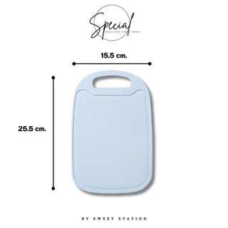 [พร้อมส่ง] เขียง พลาสติกฟางข้าวสาลี เป็นมิตรต่อสิ่งแวดล้อม เขียงหั่นเนื้อ เขียงหั่นอาหาร เขียงอเนกประสงค์ มี 4 สี