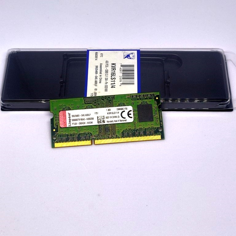 ของแท้ จากadvice Kingston RAM โน้ตบุ๊ค 4GB DDR3L 1600