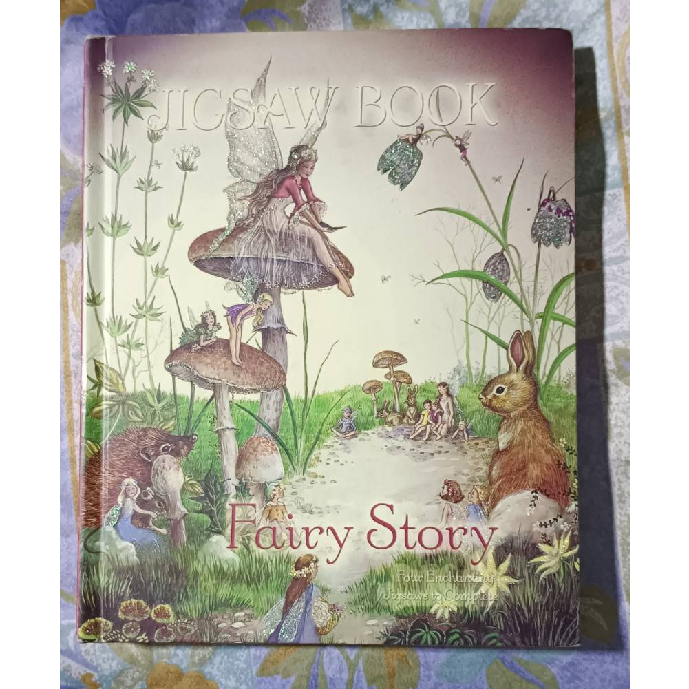 หนังสือจิ๊กซอวินเทจภาษาอังกฤษ JIGSAW BOOK Fairy Story ภาพสวยมาก