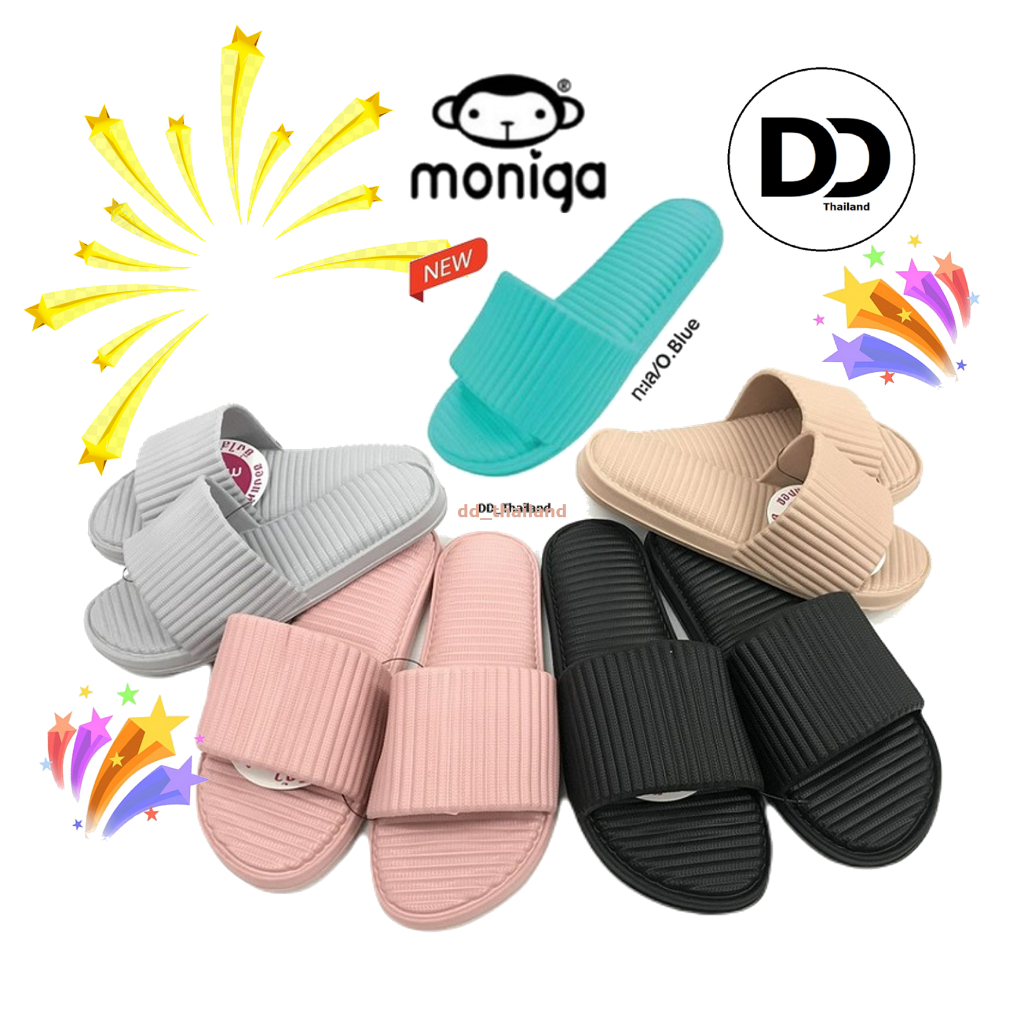 🌈Monobo รุ่น Moniga 10.4⭐รองเท้าแตะ แบบสวม ผู้หญิง สีหวานน่ารัก