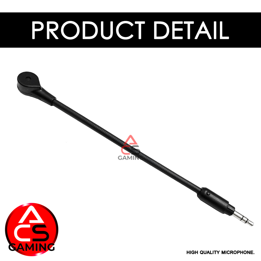 ACS ไมค์ สำหรับต่อหูฟัง ใช้งานร่วมกับหูฟัง Logitech รุ่น G PRO, G233, G433 High Quality Microphone (จัดส่งจากกรุงเทพฯ)