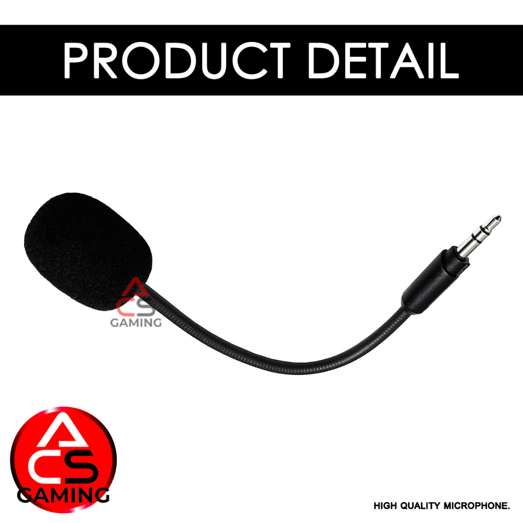 ACS ไมค์ สำหรับต่อหูฟัง ใช้งานร่วมกับหูฟัง Logitech รุ่น G PRO, G233, G433 High Quality Microphone (จัดส่งจากกรุงเทพฯ)