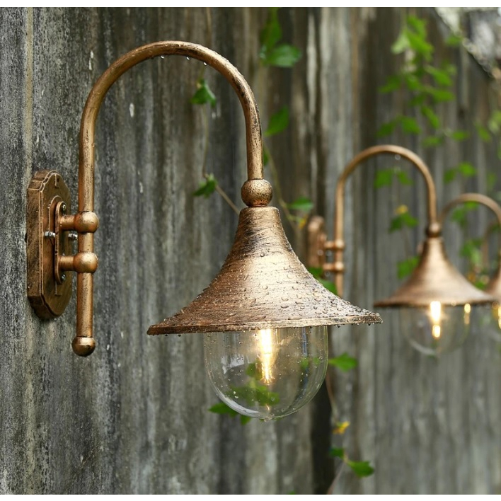 ไฟรุ่น 39 กิ่งผนัง ไฟสนาม ไฟขั้ว E27 เปลี่ยนหลอดได้ โคมไฟวินเทจ โคมไฟภายนอกกันน้ำได้