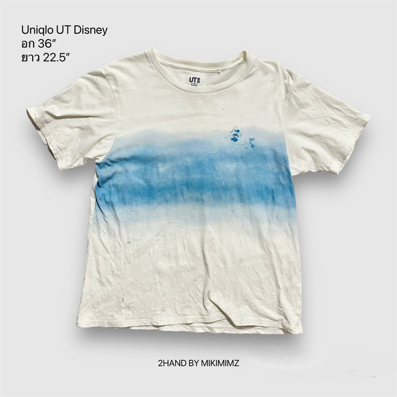 เสื้อแขนสั้น Uniqlo UT Disney มือสอง ‼️ตำหนิ รูมด‼️