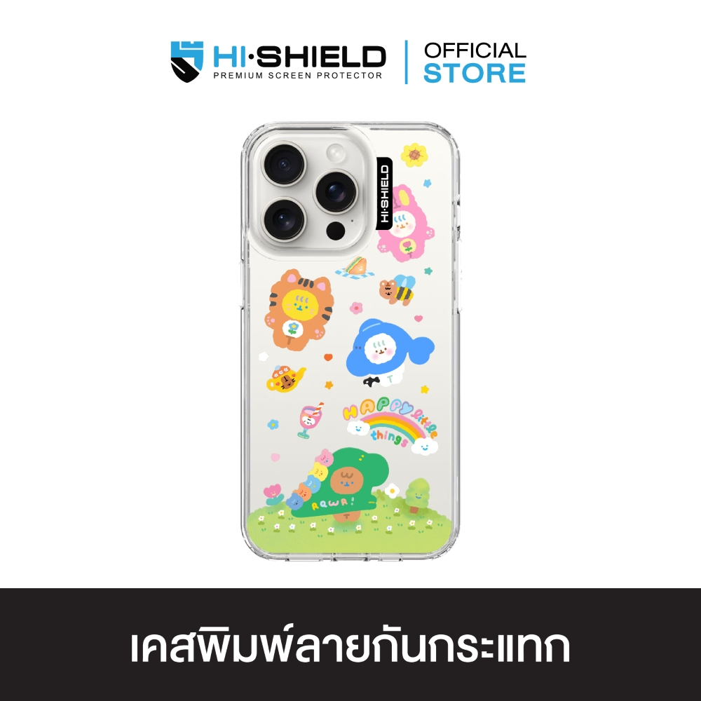 HI-SHIELD Stylish เคสใสกันกระแทก iPhone รุ่น Butter1 [เคส iPhone16 , iPhone15 , iPhone 14 , iPhone 13]