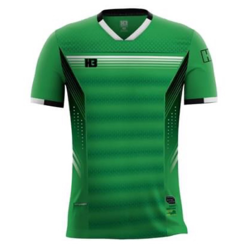 เสื้อกีฬา H3 sport  H3 Triple H สีเขียว