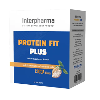 Protein Fit Plus (โปรตีน ฟิต พลัส) 1 กล่อง 10 ซอง