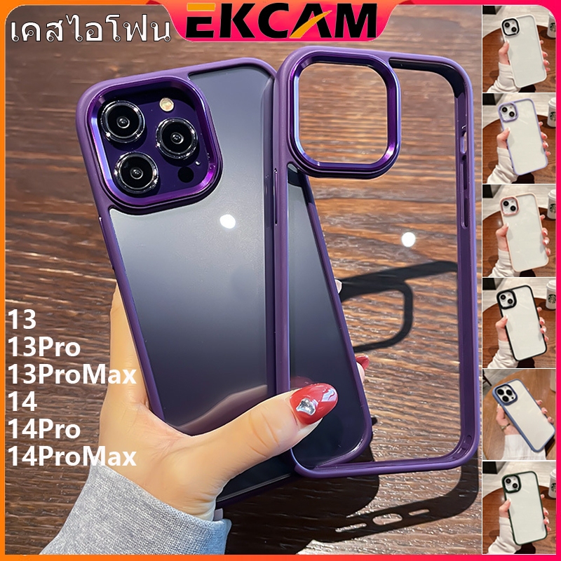 Ekcam เคสไอโฟน Case PC+TPU for 13 13Pro 13ProMax 14 14Pro 14ProMax