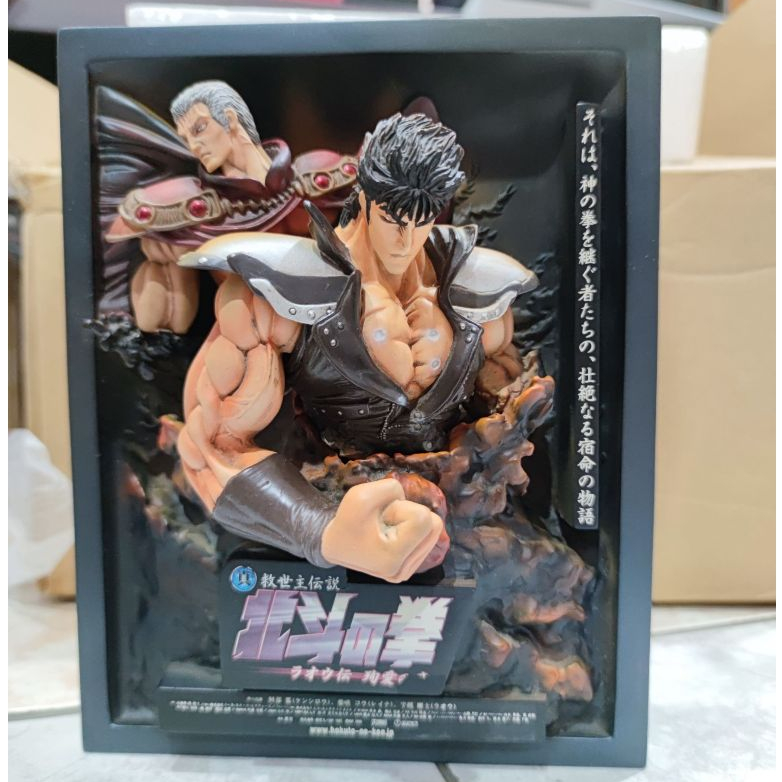 3D poster art Real Artwork Series Fist of the North star หมัดเทพเจ้าดาวเหนือ ภาคตำนานราโอ เคนชิโร่ ส