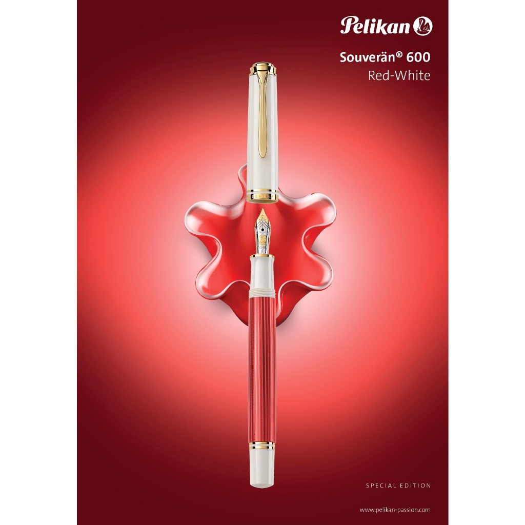 Pelikan Souveran Special Edition M600 Red-White