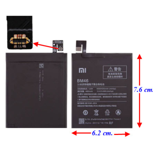 แบตเตอรี่ Xiaomi Redmi Note 3(BM46) Or.