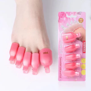 ตัวหนีบนิ้วเท้า TOE Nail Art UV GEL เจล Remover Wrap TOOL SSwell