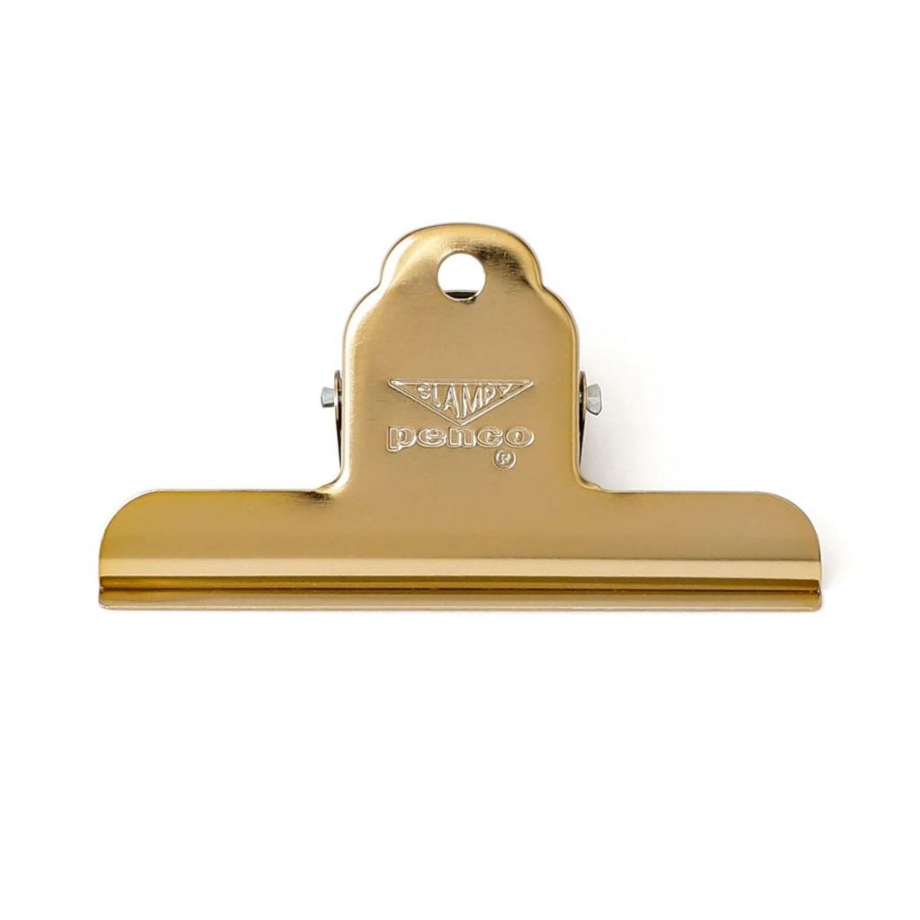 Penco Clip M Gold / คลิปเหล็ก ไซส์ M สีทอง แบรนด์ Penco จากประเทศญี่ปุ่น (HDP195)