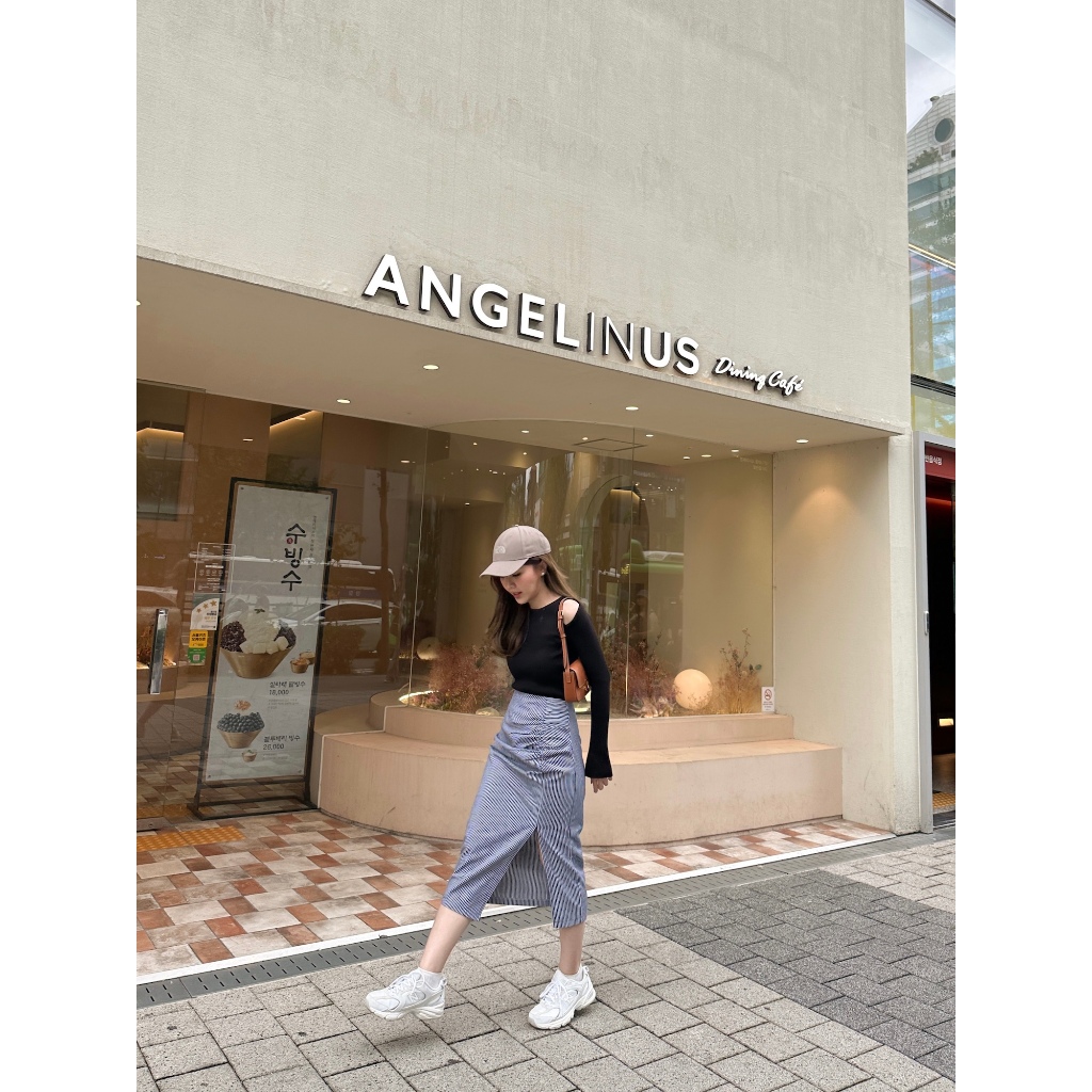 SHUUXME Jinny skirt (กระโปรงยาวผ่าหน้า มีซับใน) 5 colors