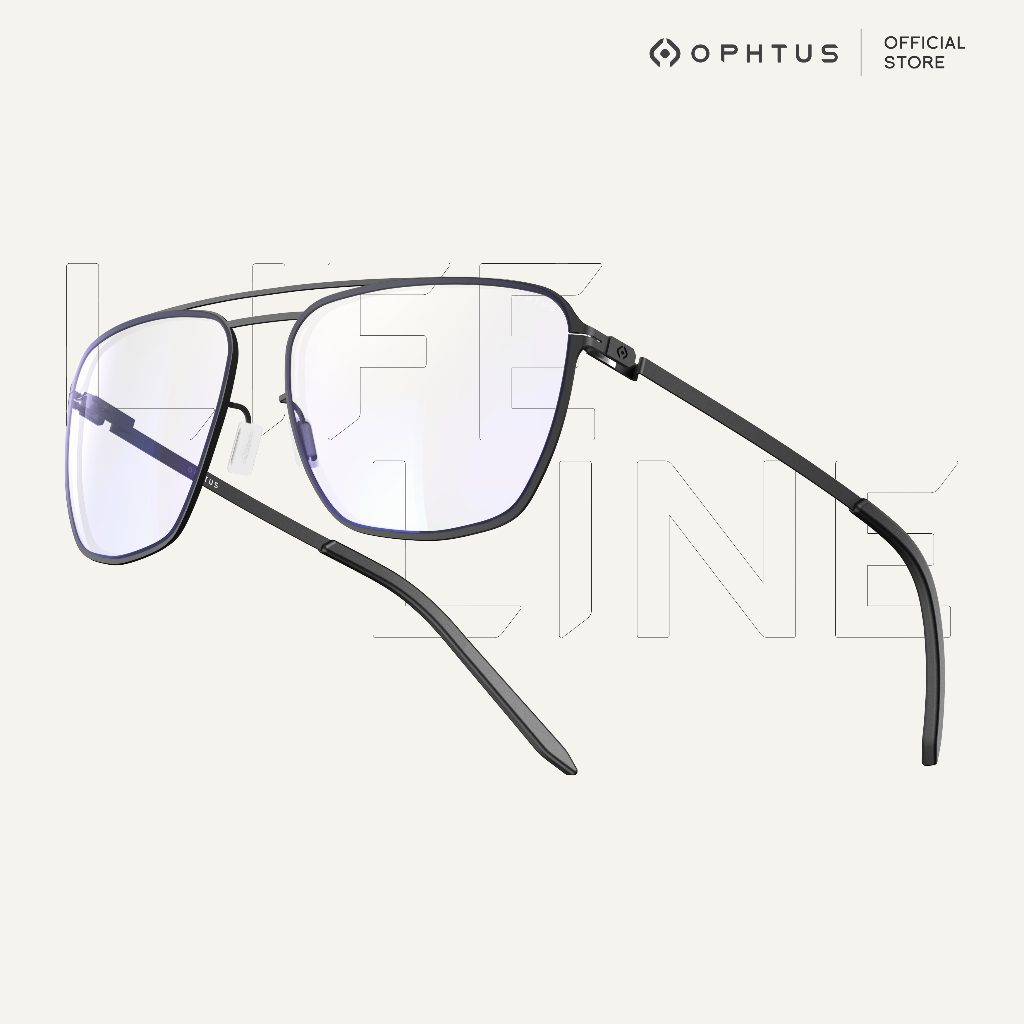 OPHTUS แว่นกรองแสงสำหรับเกมเมอร์ รุ่น Lifeline เลนส์ RetinaX Clear