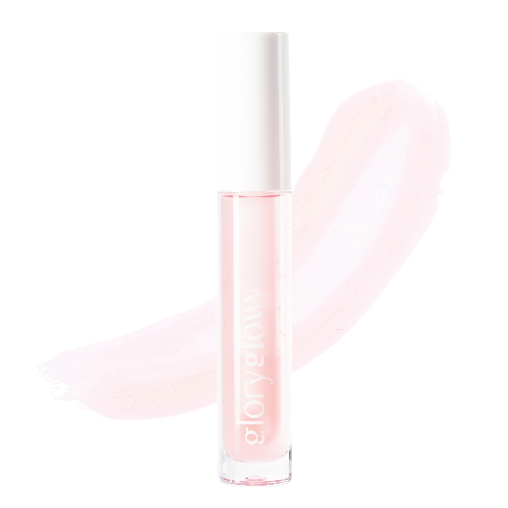(แพคเกจเก่าหัวใหญ่ ) GLORYGLOWY GLASS SHINE LIP OIL - ROSY - ลิปออยเนื้อบางเบา เพิ่มความสดใส ฉ่ำวาว