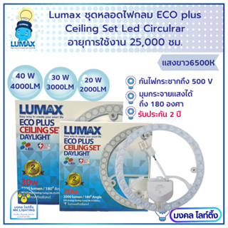 LUMAX หลอดไฟ LED ชุดหลอดกลมไส้โคมซาลาเปา ลูแมกซ์ มีขนาด 20W …