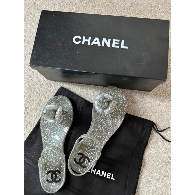 รองเท้าแตะ Chanel ของแท้ 100% Chanel Sandals