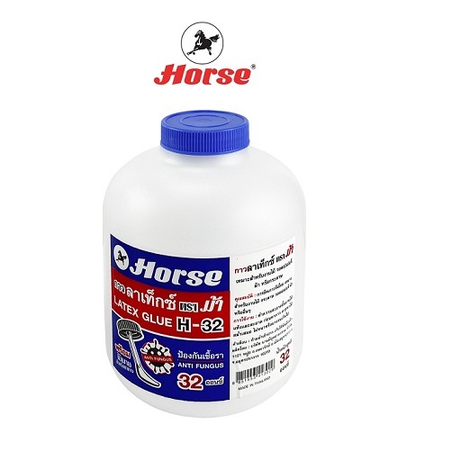 HORSE ตราม้ากาวลาเท็กซ์ ตราม้า 32 ออนซ์ # H-32 บรรจุ 1 ขวด