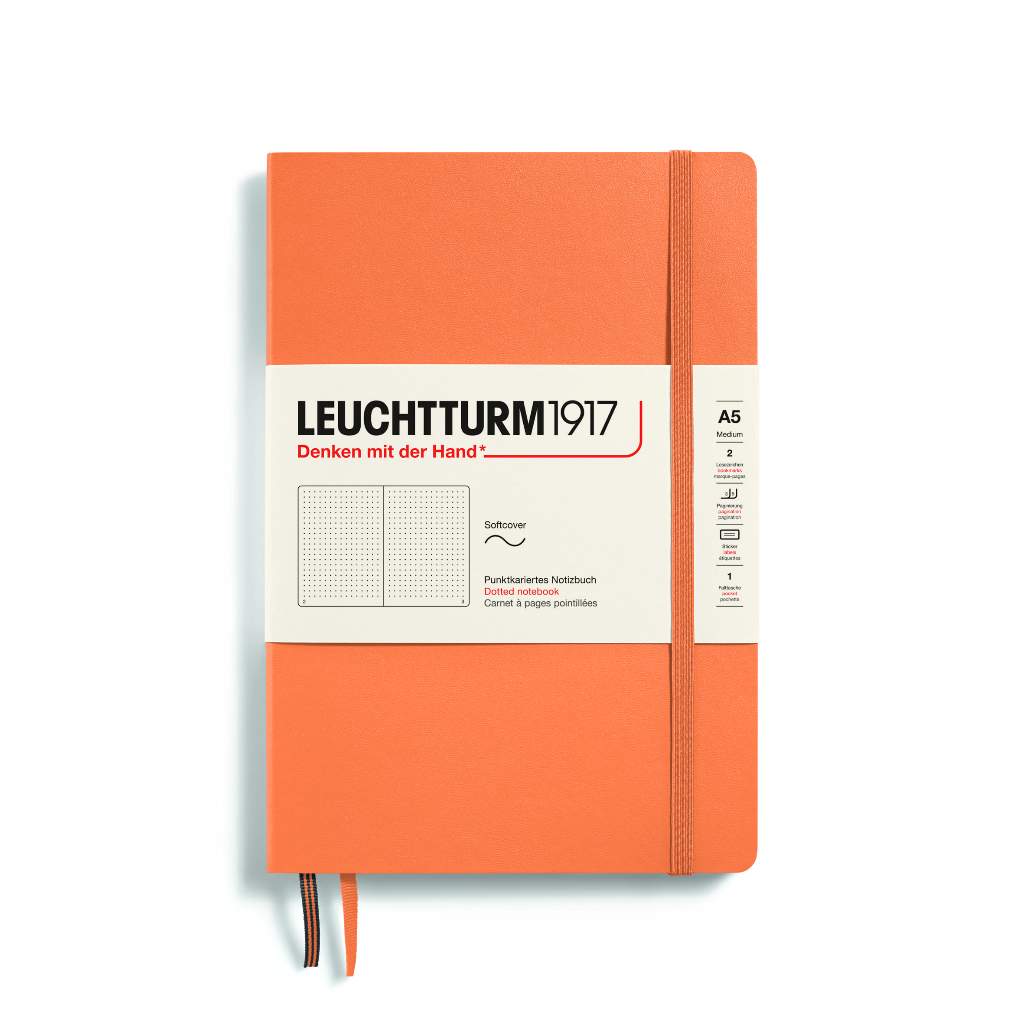 Leuchtturm1917 Notebooks Recombine 2024 A5 “Apricot” สมุดโน๊ต Leuchtturm1917 ขนาด A5 สีส้มอ่อน
