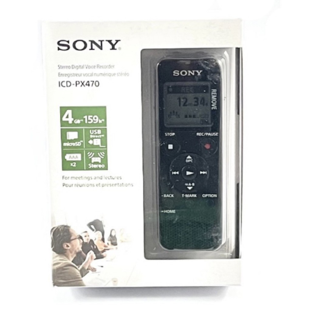 เครื่องอัดเสียง Sony ICD-PX470 ของใหม่ ของแท้