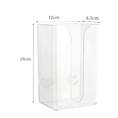 กล่องใส่ทิชชู กล่องกระดาษทิชชู่ ไม่ต้องเจาะผนัง tissue box ง่ายต่อการติดตั้ง++++ - รูปที่ 6