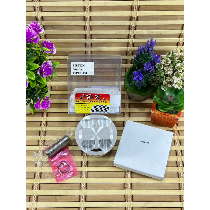 ลูกสูบ66/4วาล์วสลัก15มิลลูกLHKพร้อมปาดหลบวาล์ว