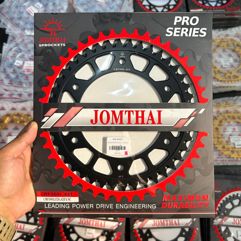 สเตอร์หลังเหล็ก Jomthai CRF300L/Rally 42T, 43T, 45T, 48T (JTR1301) ราคา ถูกที่สุด ดีลบีเคเค แกลเลอรีภาพที่ 3