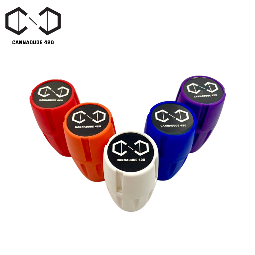 Grinder All In One Storage jar + Grinder Jar Cannadude420 เครื่องบด ที่บด พร้อม กระปุกโหล [GDS40]