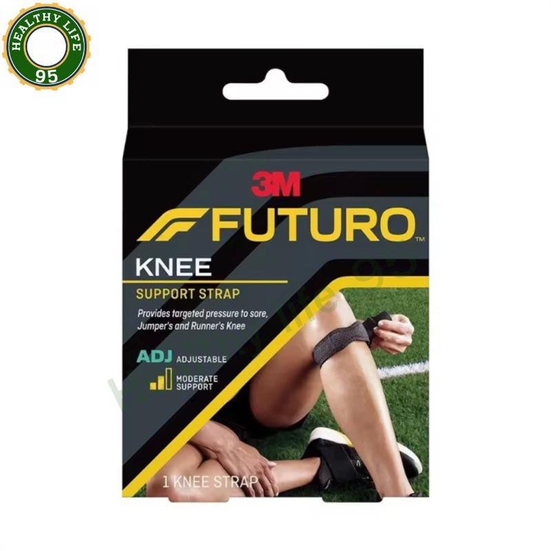 FUTURO Knee Support Strap ฟูทูโร่ อุปกรณ์พยุงใต้หัวเข่า รุ่นปรับกระชับได้ (1กล่อง/1ชิ้น)