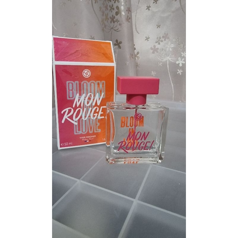 ขวดน้ำหอมเปล่า 50 ml YVES ROCHER กลิ่น Bloom In Love: MON ROUGE