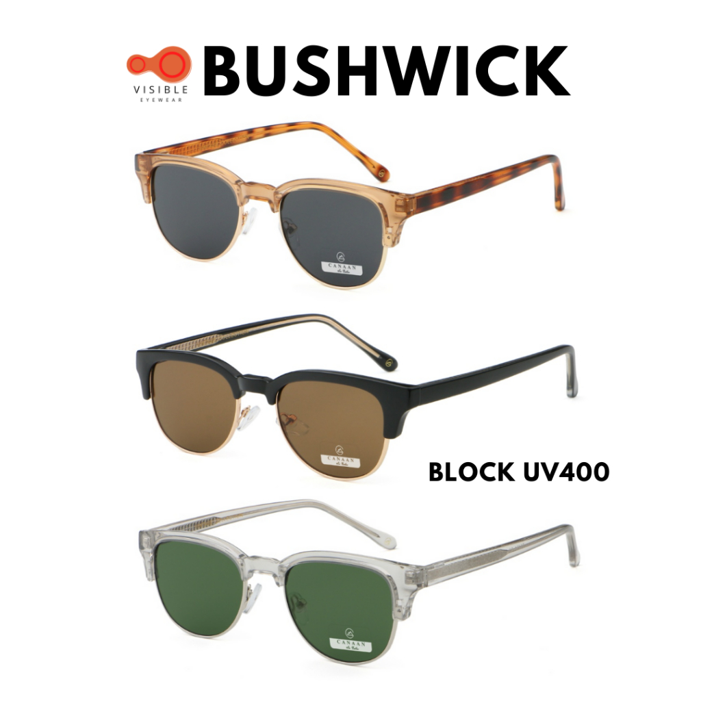 [VISIBLE EYEWEAR] รุ่น Rushwick 5434 แว่นกันแดด Block UV400 ทรงคลับมาสเตอร์