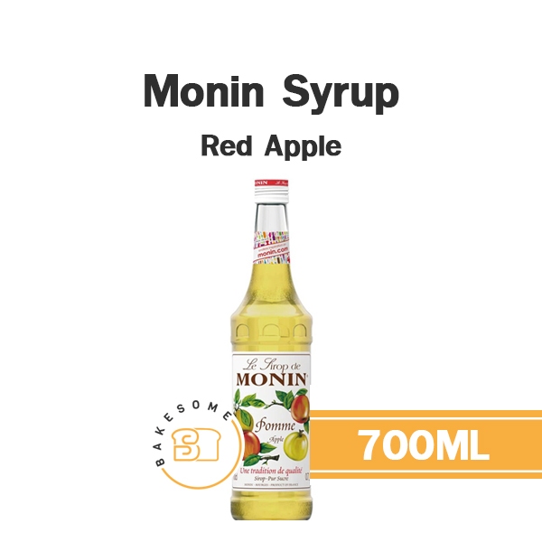Monin Syrup Apple โมนิน ไซรัป แอปเปิ้ล โมแนง ไซรัป น้ำเชื่อม โมนิน 700ML