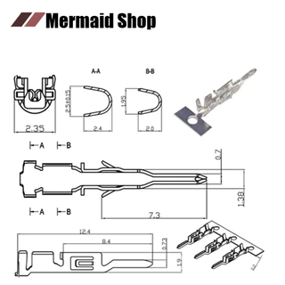 MX3.0 ปลั๊ก 2-24 ช่อง PCI-E Connector Terminal Crimp Pin Plug 5557