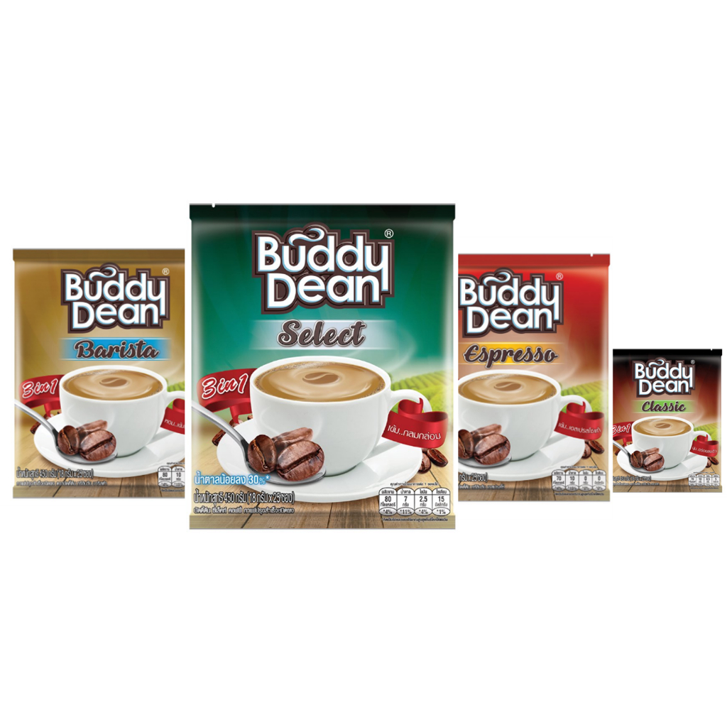 Buddy Dean (บัดดี้ดีน) กาแฟบัดดี้ดิน 3 IN 1