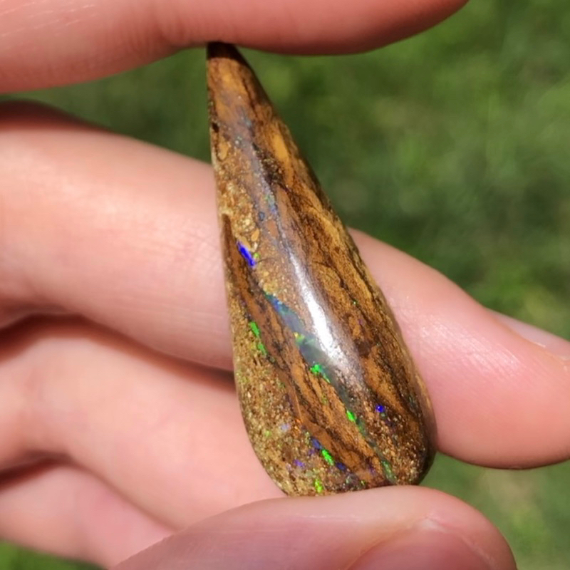 โบลเดอร์โอปอล Australian Boulder Opal 15.45 กะรัต