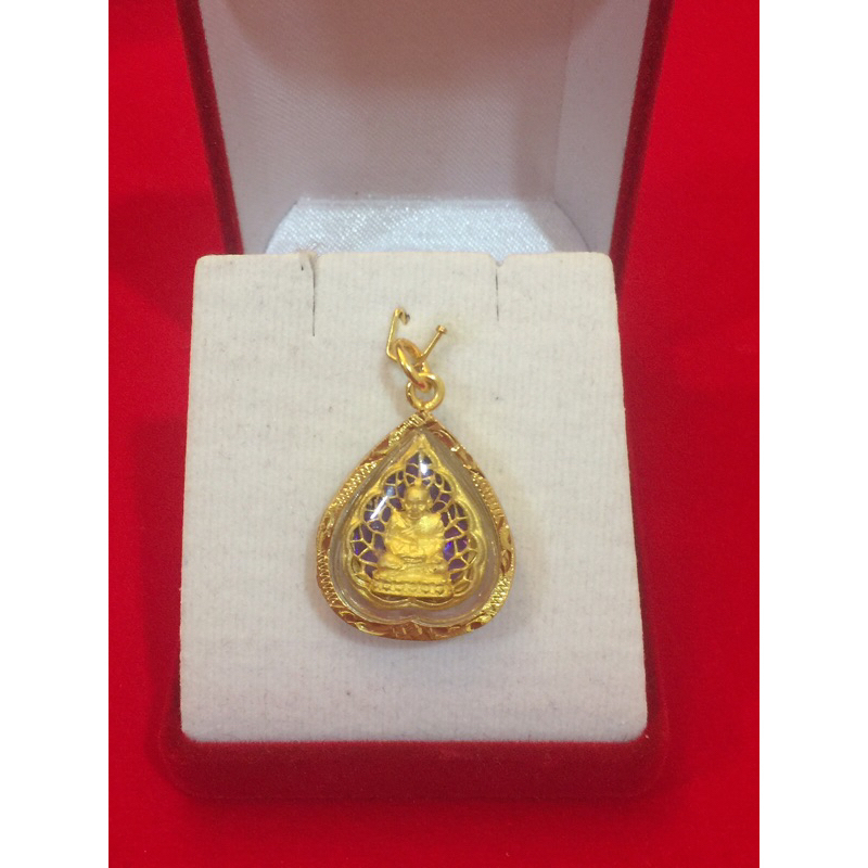 จี้พระหลวงปู่ทวด ใบโพธิ์ ลงยา การันตีไม่ลอกไม่ดำ งานหุ้มทอง 96.5% กันน้ำ 100% ราคา ถูกที่สุด ดีลบีเคเค แกลเลอรีภาพที่ 4