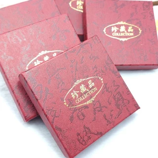 (โหลละ12ใบ)กล่องใส่กำไลข้อมือเครื่องประดับ กล่องกระดาษใส่ของขวัญ ขนาด9*9*2cm