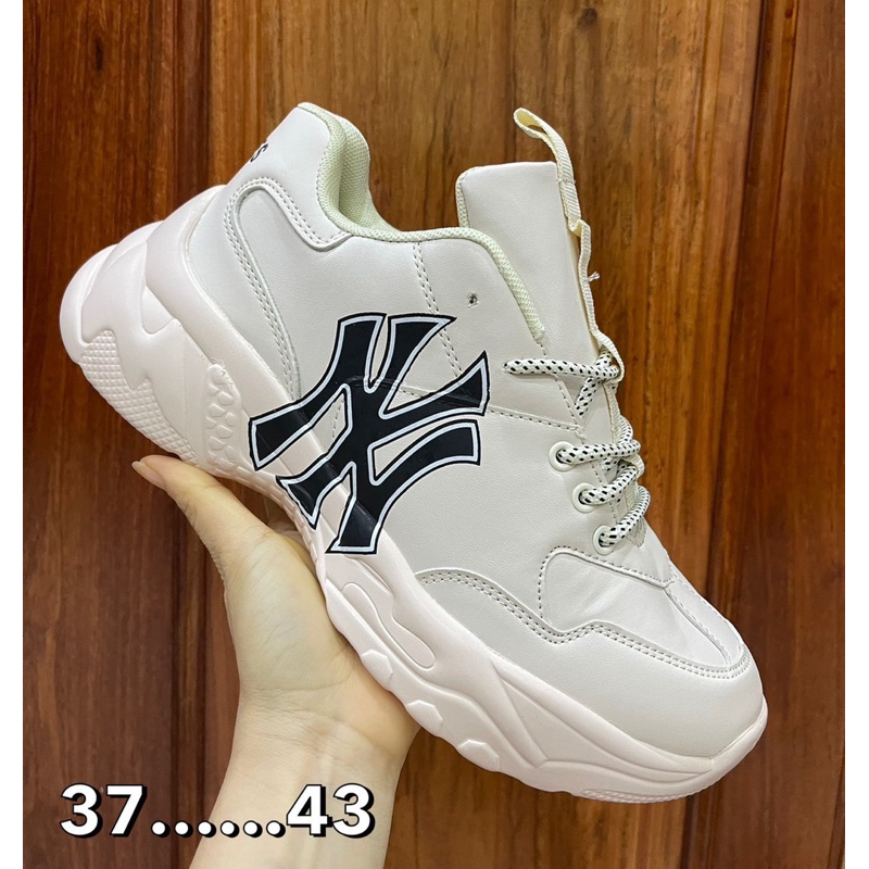 รองเท้า MLB รองเท้า NY NEW YORK พื้นสูง6CM ใส่น่ารัก