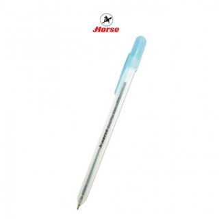 HORSE ตราม้า ปากกาลูกลื่น 0.5มม. EXTRA FINE - สีน้ำเงิน จำนว…