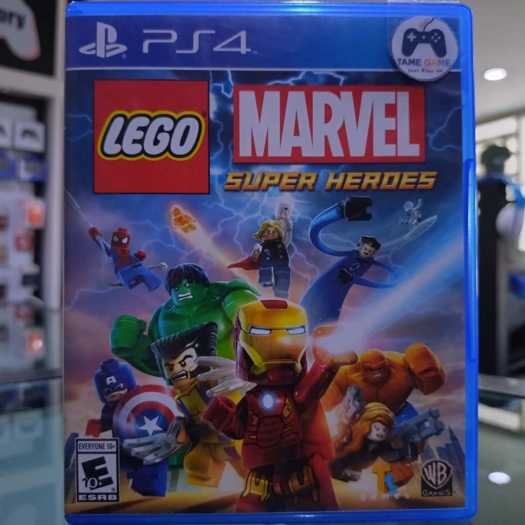(ภาษาอังกฤษ) มือ2 PS4 Lego Marvel Super Heroes เกมPS4 แผ่นPS4 มือสอง (เล่นกับ PS5 ได้ เล่น2คนได้ Lego Marvel Super Hero)