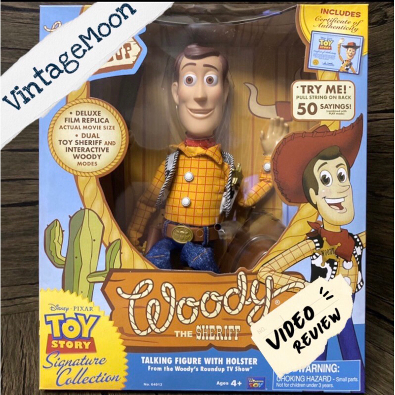 Toy Story Signature Collection  Woody The Sheriff Talking Speaking Figures Doll