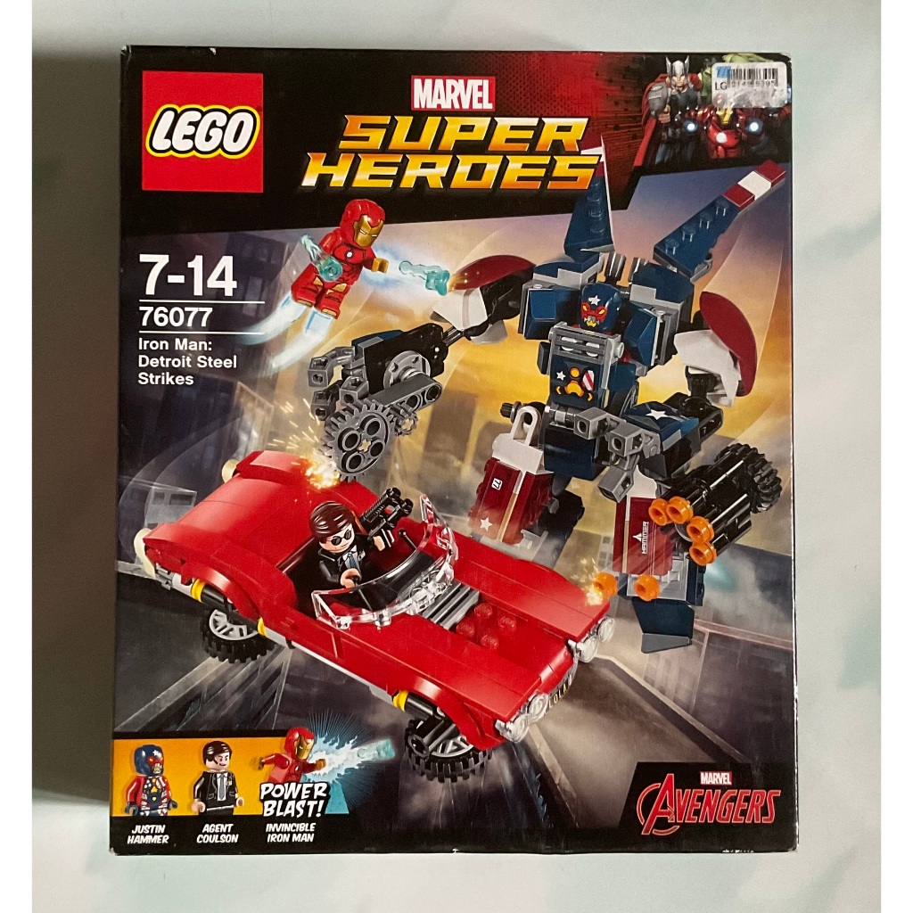 76077 Lego Avengers Iron Man: Detroit Steel Strikes