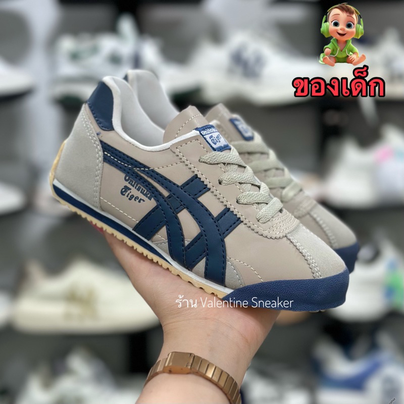 รองเท้าผ้าใบของเด็ก พร้อมส่ง [25-35]ใส่ได้ทั้งชายและหญิง [หนังนิ่ม หนัง เบาเบา ใส่สบาย]