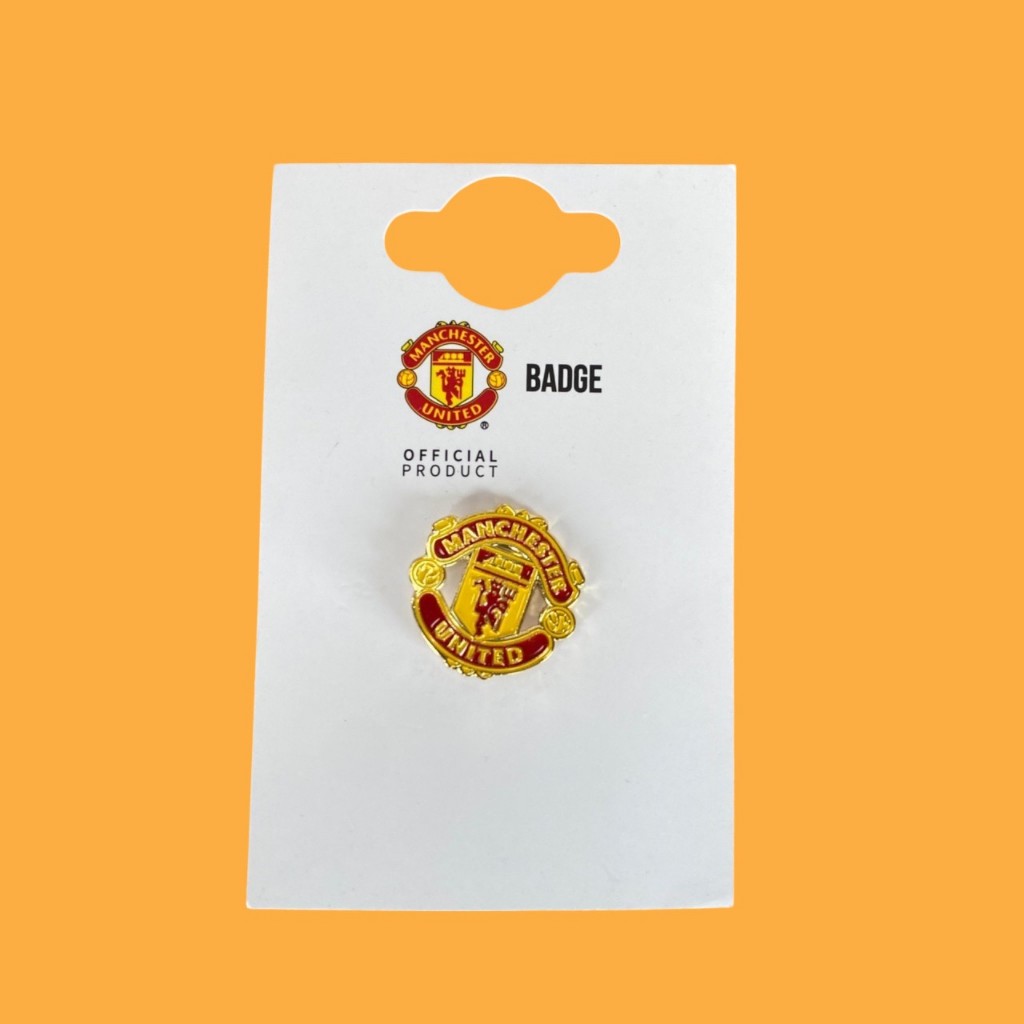 ของที่ระลึกแมนยู เข็มติดอกแมนยู  ของแท้100%Manchester United chest badge official product #ของสะสม#ของที่ระลึก