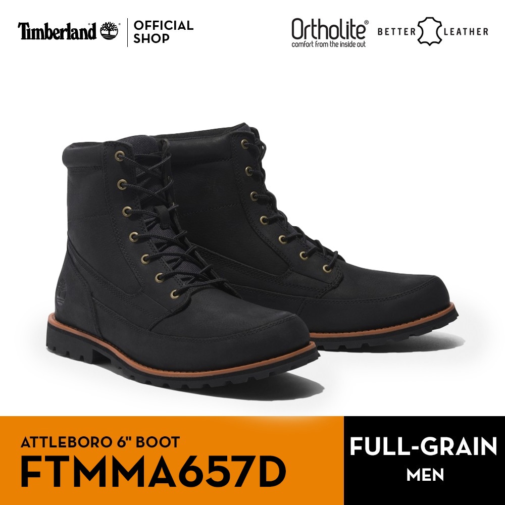 Timberland Men's ATTLEBORO 6" Boot รองเท้าผู้ชาย (FTMMA657D)