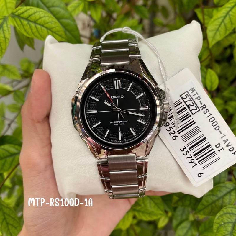 [Solar]CASIO  MTP-RS100D-1A  MTP-RS100D-2A MTP-RS100D-3A  MTP-RS100D-5A MTP-RS100S-7A  ของแท้ 100% พร้อมส่ง ประกัน 1 ปี