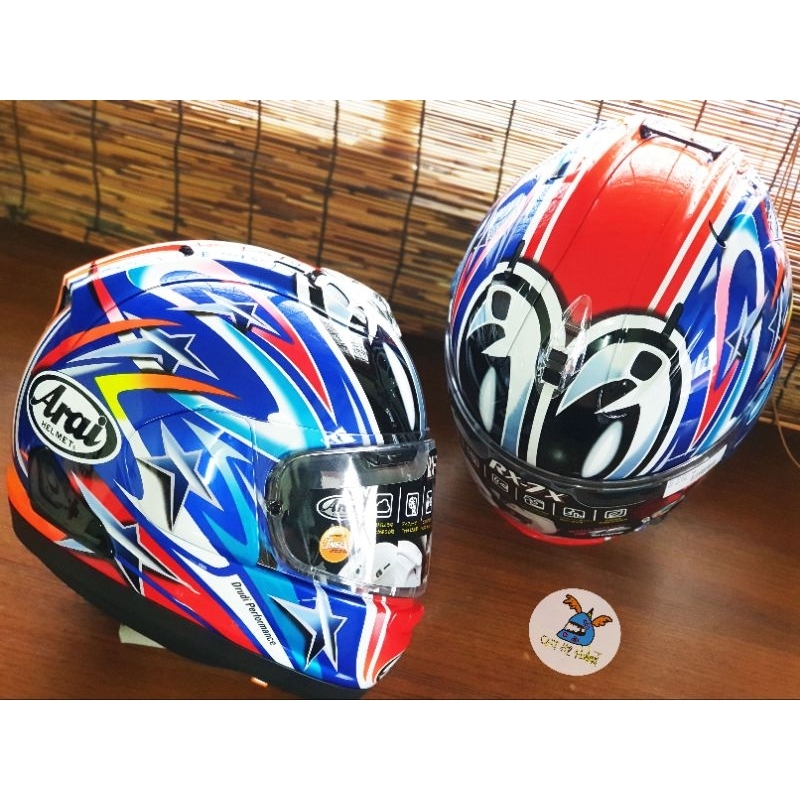 หมวกกันน็อค Arai Rx7x Nakano Red 2003