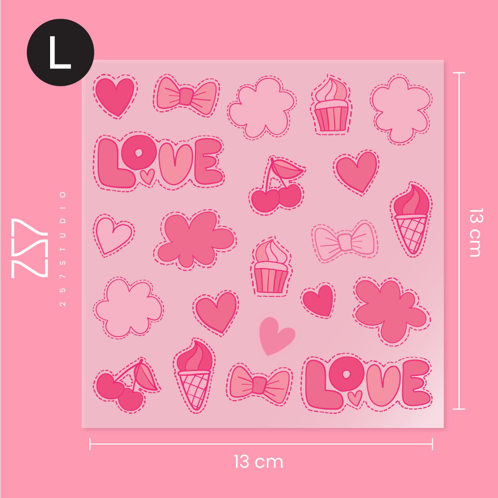 ตัวรีด Love เลิฟ รัก รูปหัวใจ ติดเสื้อผ้า กระเป๋า DFT รีดด้วยเตารีดได้ No.008 ราคา ถูกที่สุด ดีลบีเคเค แกลเลอรีภาพที่ 3